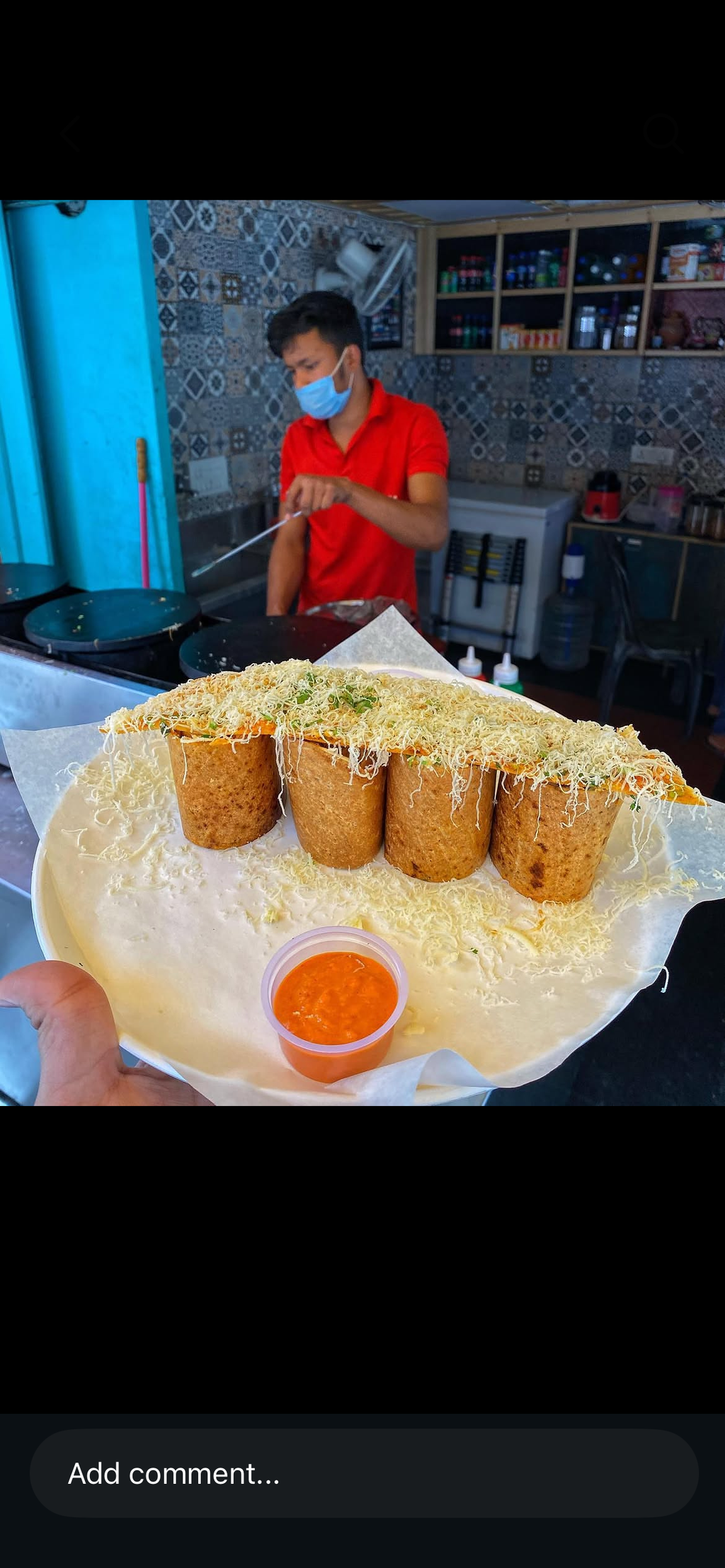 Snow Fall Dosa (Jini Dosa)